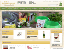 Tablet Screenshot of biokeller.de